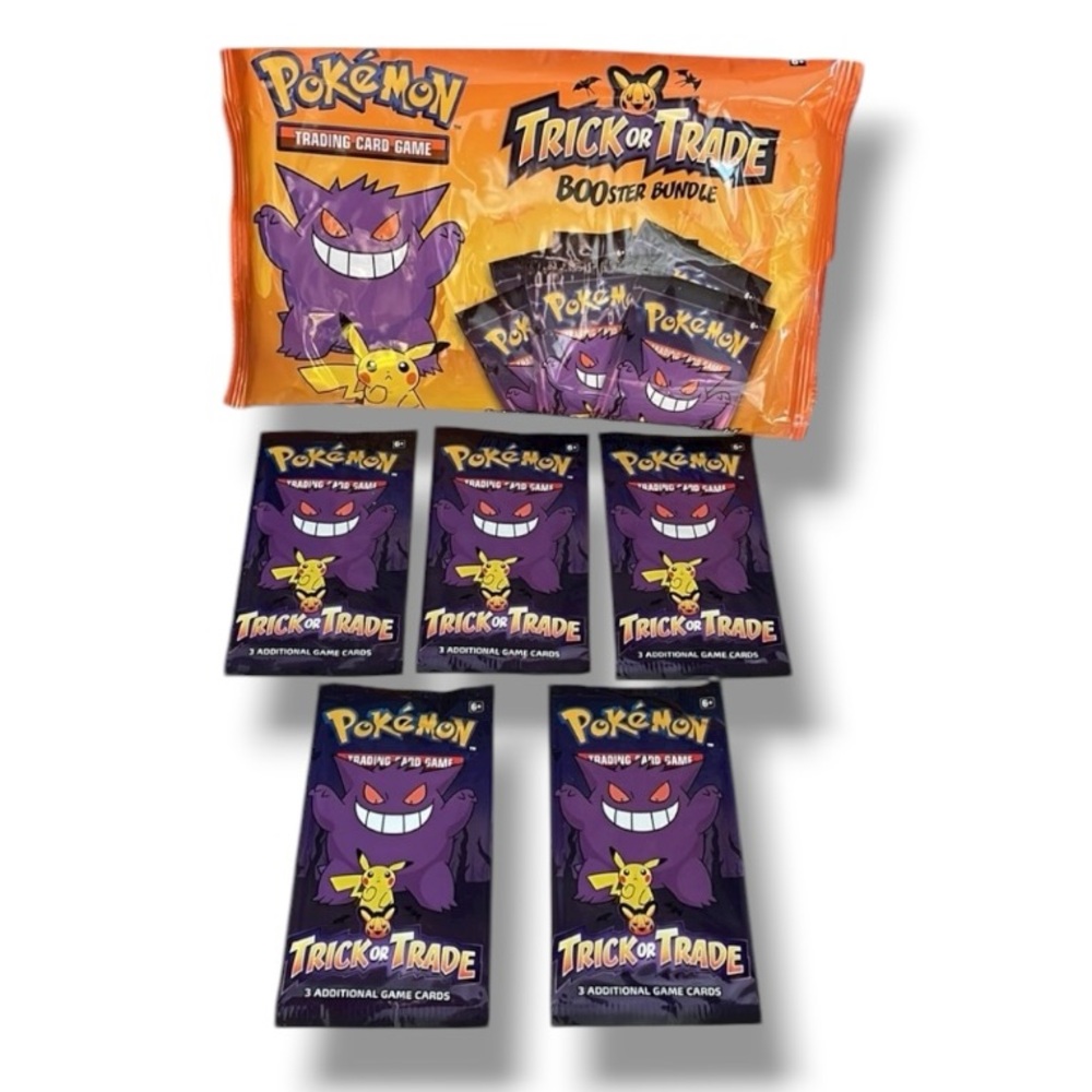 Halloween Pokémon BOOster Bundle Packs New unopened Trick or Trade 5 packs New